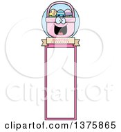 Poster, Art Print Of Happy Easter Basket Mascot Bookmark