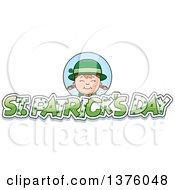 Clipart Of A Red Haired Irish St Patricks Day Girl Royalty Free Vector Illustration
