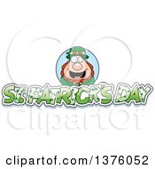 Clipart Of A Happy St Patricks Day Leprechaun Royalty Free Vector Illustration by Cory Thoman