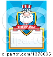 Poster, Art Print Of Fourth Of July Uncle Sam Page Border