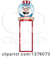 Poster, Art Print Of Chubby Fourth Of July Uncle Sam Bookmark