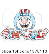 Clipart Of A Chubby Fourth Of July Uncle Sam Royalty Free Vector Illustration
