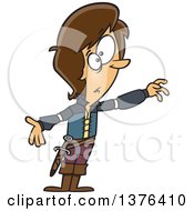 Clipart Of A Cartoon Caucasian Thespian Man Playing Romeo Royalty Free Vector Illustration