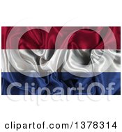 Poster, Art Print Of 3d Crumpled Netherlands Flag