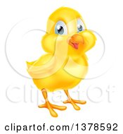 Cute Happy Yellow Easter Chick