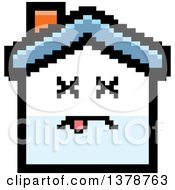 Clipart Of A Dead House Character In 8 Bit Style Royalty Free Vector Illustration