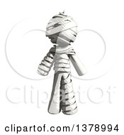 Clipart Of A Fully Bandaged Injury Victim Or Mummy Royalty Free Illustration by Leo Blanchette