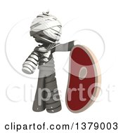 Poster, Art Print Of Fully Bandaged Injury Victim Or Mummy With A Beef Steak