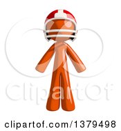 Poster, Art Print Of Orange Man Football Player