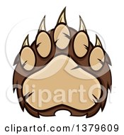 Poster, Art Print Of Grizzly Bear Paw