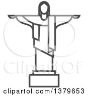 Poster, Art Print Of Grayscale Christ The Redeemer