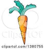 Poster, Art Print Of Carrot With Greens