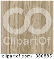 Clipart Of A Wood Planks Background Royalty Free Vector Illustration