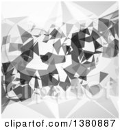 Poster, Art Print Of Monochromatic Poly Geometric Background