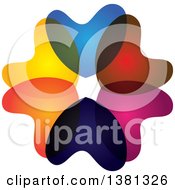 Clipart Of Colorful Overlapping Hearts Royalty Free Vector Illustration by ColorMagic