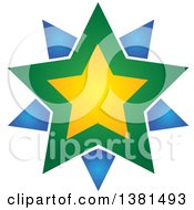 Clipart Of A Star Design Royalty Free Vector Illustration