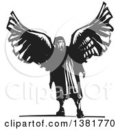 Craftsman Artist And Inventor Daedalus From Greek Mythology Wearing Wings