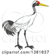 Walking Crane Bird