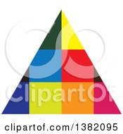 Poster, Art Print Of Colorful Pyramid