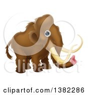 Poster, Art Print Of Cute Brown Baby Woolly Mammoth