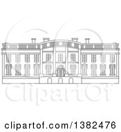 Gray Sketch Of The White House