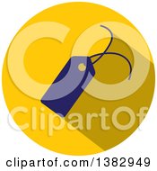 Clipart Of A Flat Design Round Price Tag Icon Royalty Free Vector Illustration by ColorMagic