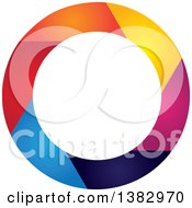 Poster, Art Print Of Colorful Abstract Round Design