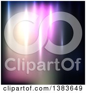 Clipart Of A Background Of Blur And Lights Royalty Free Vector Illustration