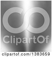 Clipart Of A Background Texture Of Silver Chrome Metal Royalty Free Illustration
