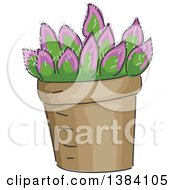 Poster, Art Print Of Potted Succulent Cactus Plant