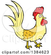 Poster, Art Print Of Cartoon Rooster Chicken