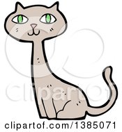 Poster, Art Print Of Cartoon Kitty Cat