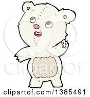 Poster, Art Print Of Cartoon Teddy Polar Bear