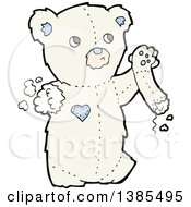 Poster, Art Print Of Cartoon Teddy Polar Bear