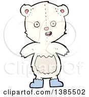 Poster, Art Print Of Cartoon Teddy Polar Bear