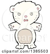 Poster, Art Print Of Cartoon Polar Bear