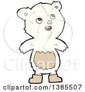 Poster, Art Print Of Cartoon Teddy Polar Bear