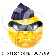 Poster, Art Print Of Yellow Smiley Emoji Emoticon Robber