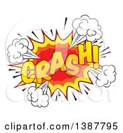 Poster, Art Print Of Comic Styled Crash Explosion Burst