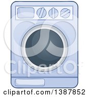 Poster, Art Print Of Cartoon Laundry Washing Machine