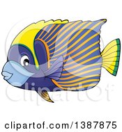 Poster, Art Print Of Striped Saltwater Marine Fish