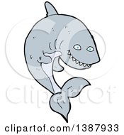 Poster, Art Print Of Cartoon Shark