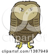 Poster, Art Print Of Cartoon Owl