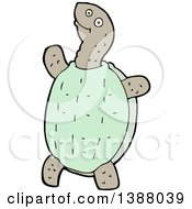 Poster, Art Print Of Cartoon Tortoise Turtle