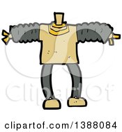 Clipart Of A Cartoon Headless Robot Body Royalty Free Vector Illustration by lineartestpilot