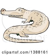 Poster, Art Print Of Tan Crocodile Or Alligator