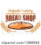 Poster, Art Print Of Bakery Design With Text Wheat And Bread