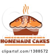 Poster, Art Print Of Bakery Design With Text And A Cake