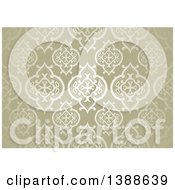 Vintage Ornate Golden Pattern Background