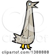 Poster, Art Print Of Cartoon Brown Bird